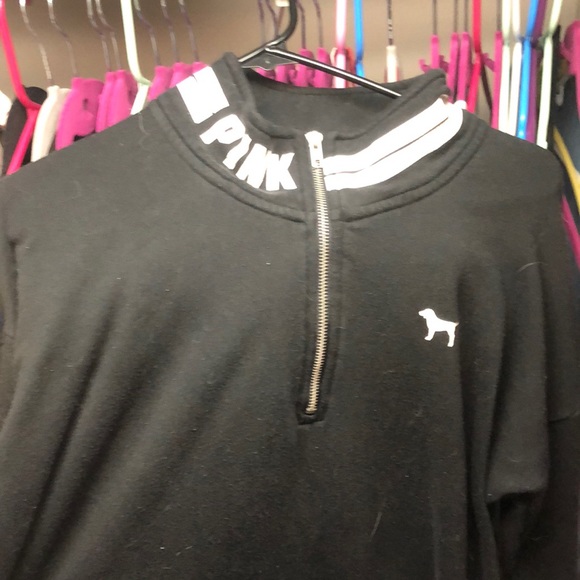 PINK quarter zip jacket. - Picture 1 of 1